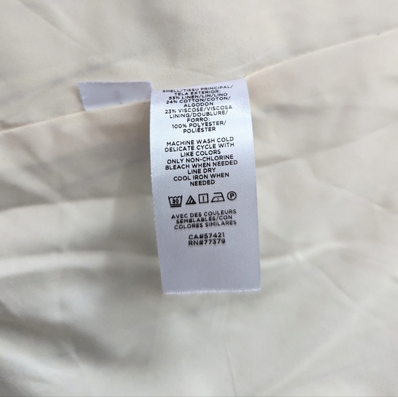 Ann Taylor Linen Blazer Cream Pinstripe - Picture 6 of 10